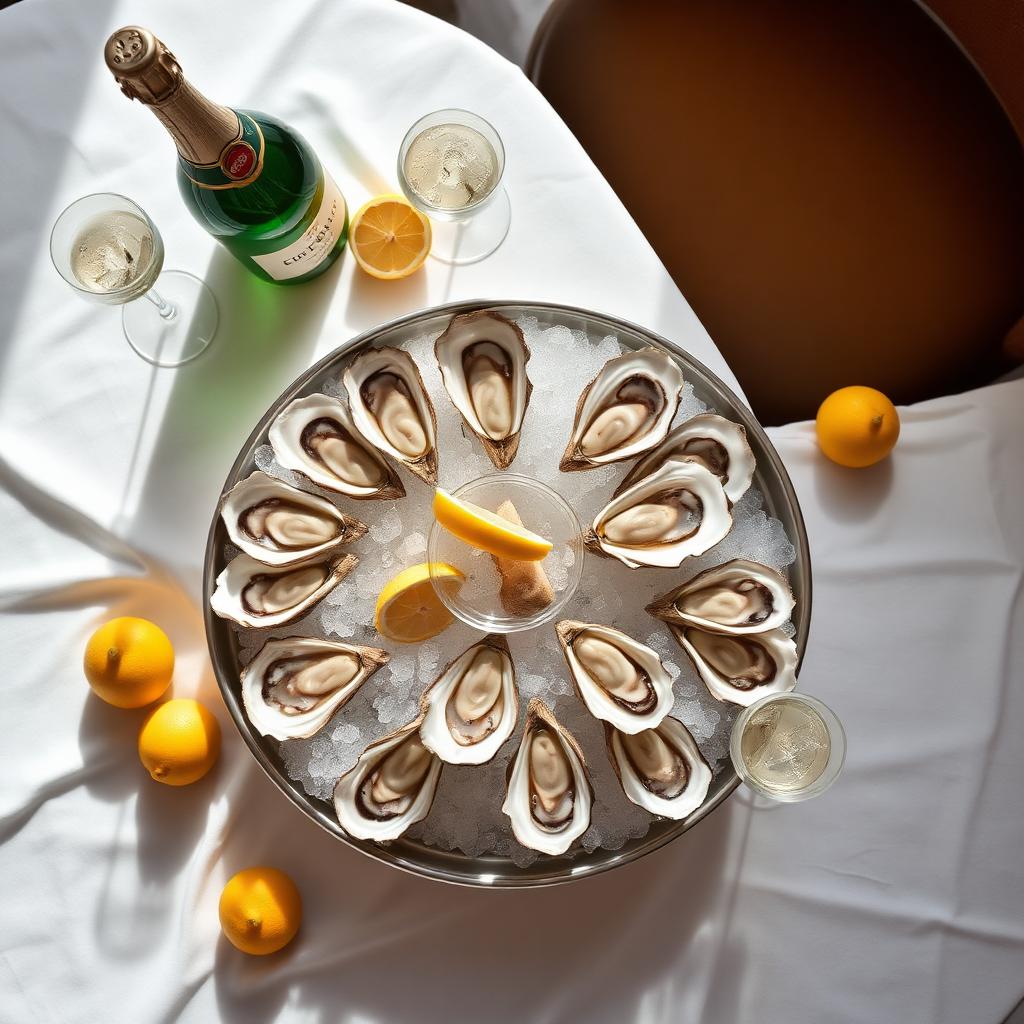 An elegant lunch table at a Beverly Hills restaurant