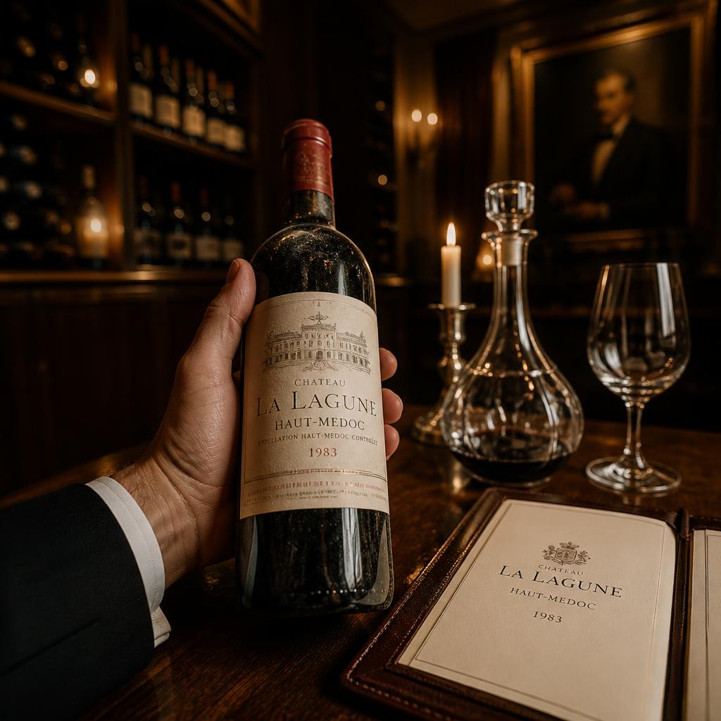 A carefully curated wine cellar selection